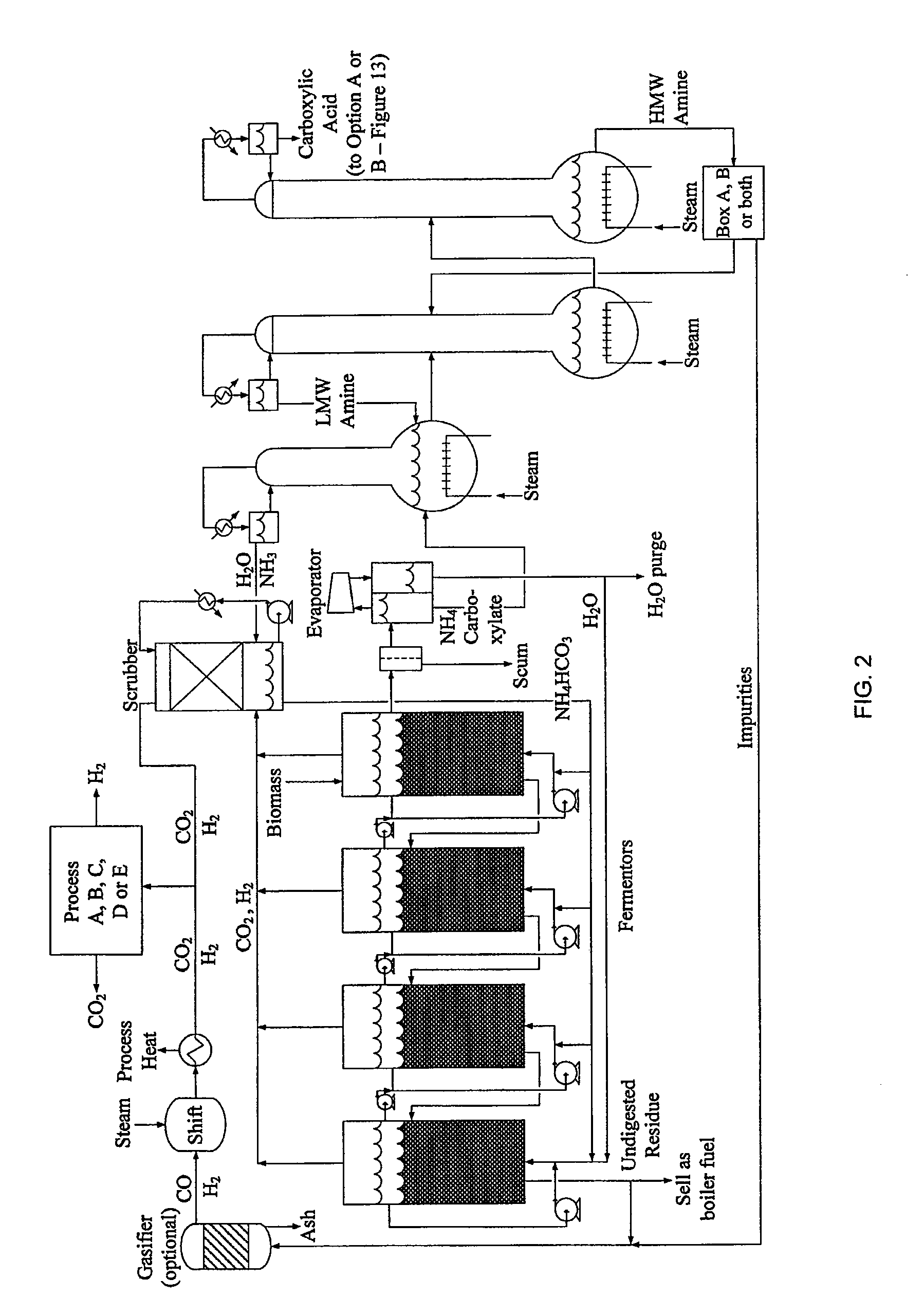 Hydrogen Processing, And Impurity Removal And Cleaning Methods In A Biomass Conversion Process