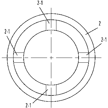 Lubricating structure of rotating spline