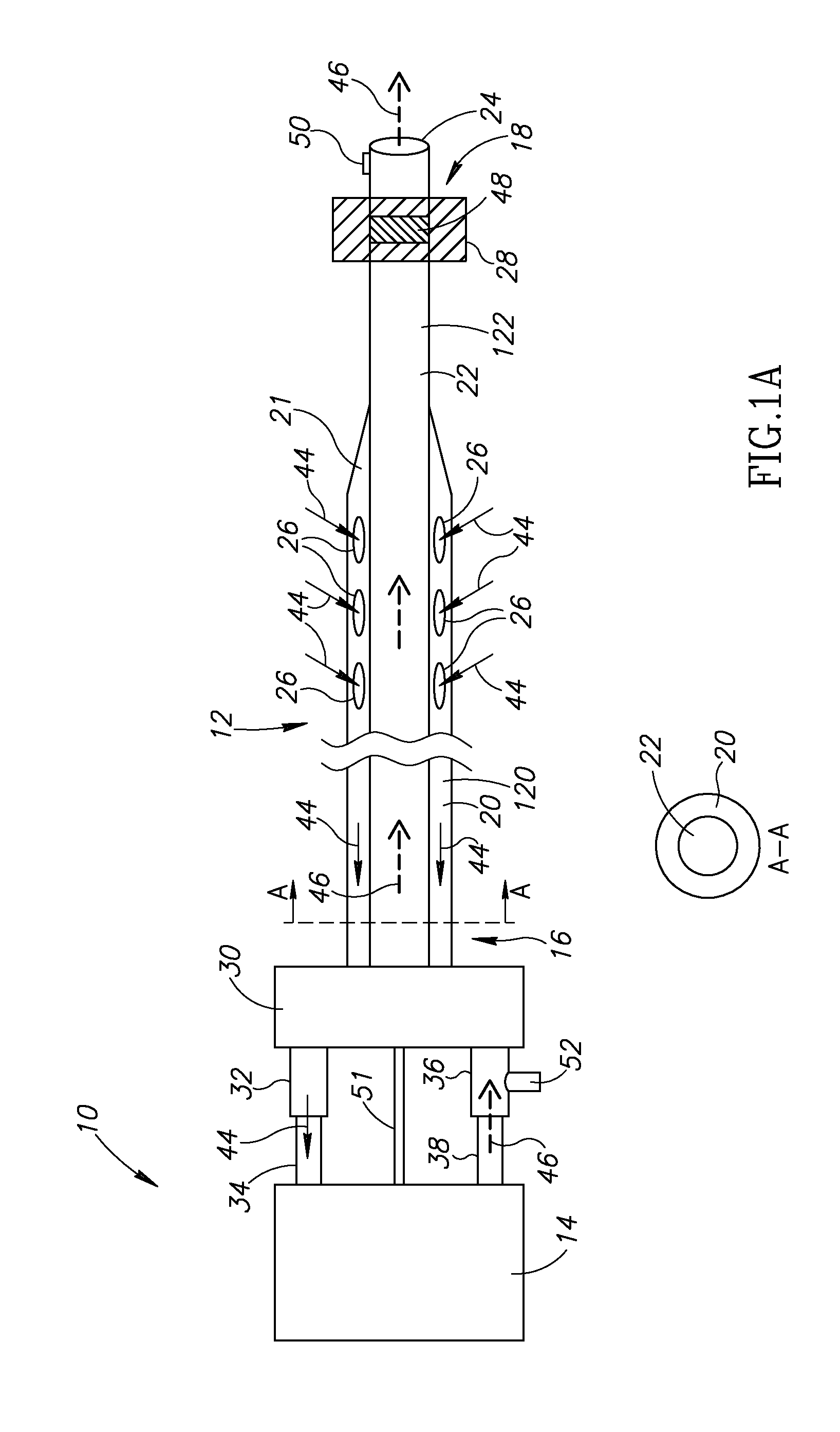 Variable length catheter for drug delivery