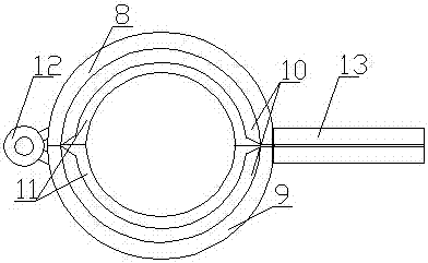 A non-anchored ground wire operation method for transmission lines