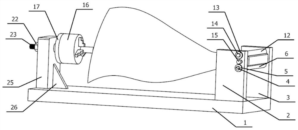 A special fixture and method for machining the tenon end face of aero-engine blade