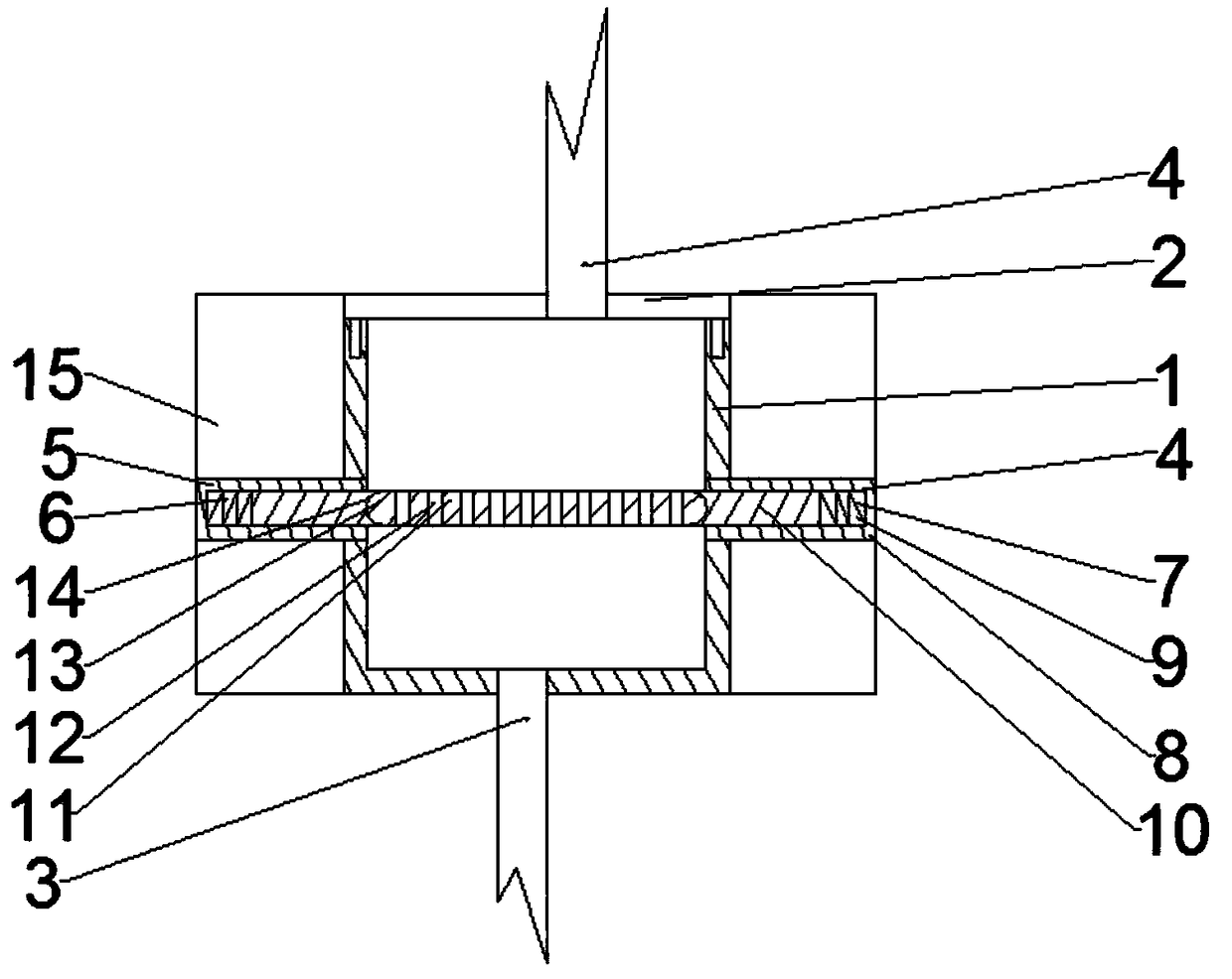 Medical waste liquid filter device