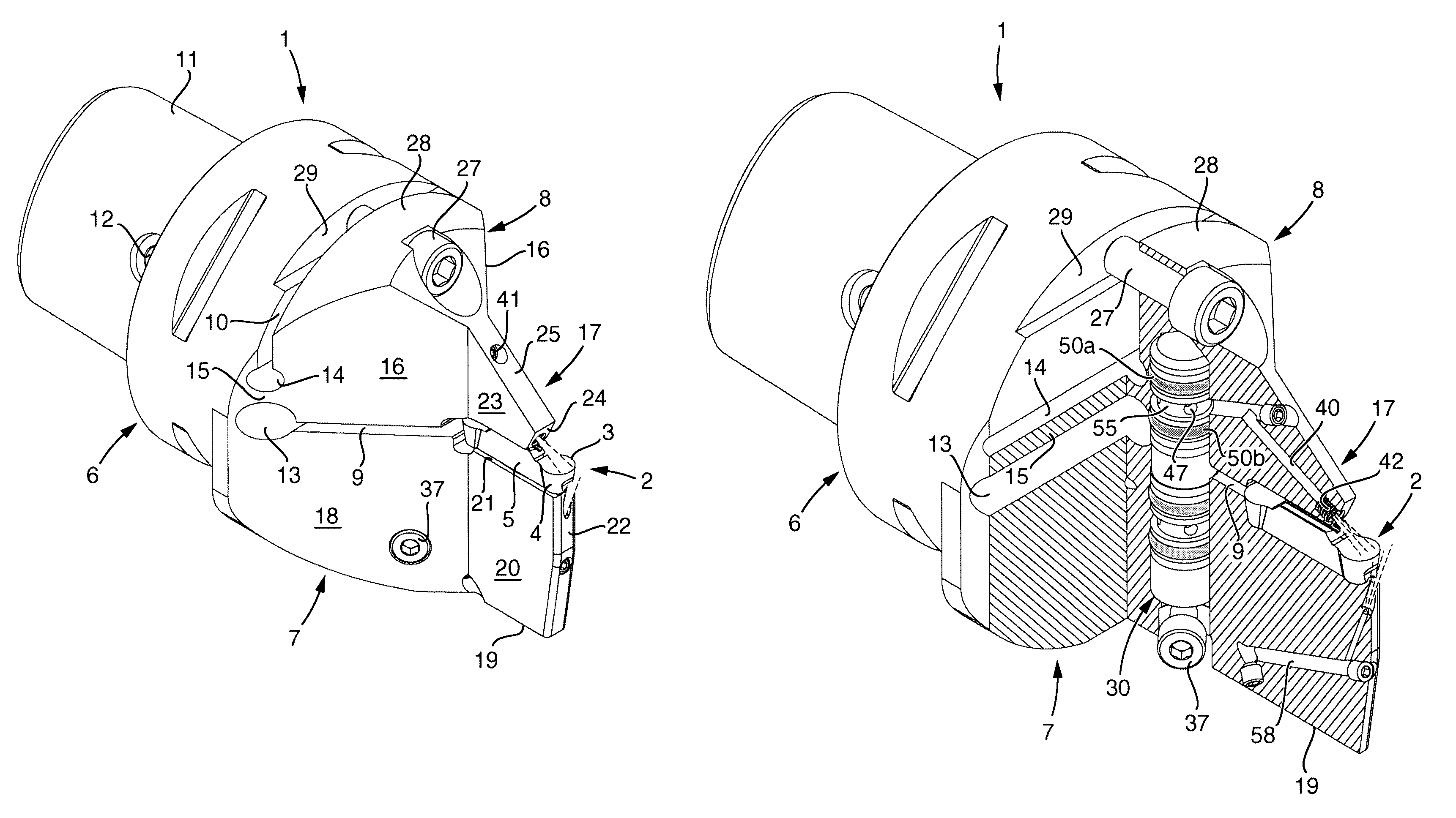 Tool for chip removing machining and a basic body therefor