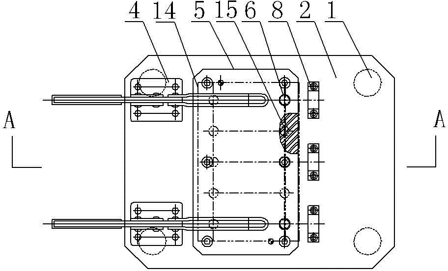 Connecting rod cap semifinished product true position detecting tool