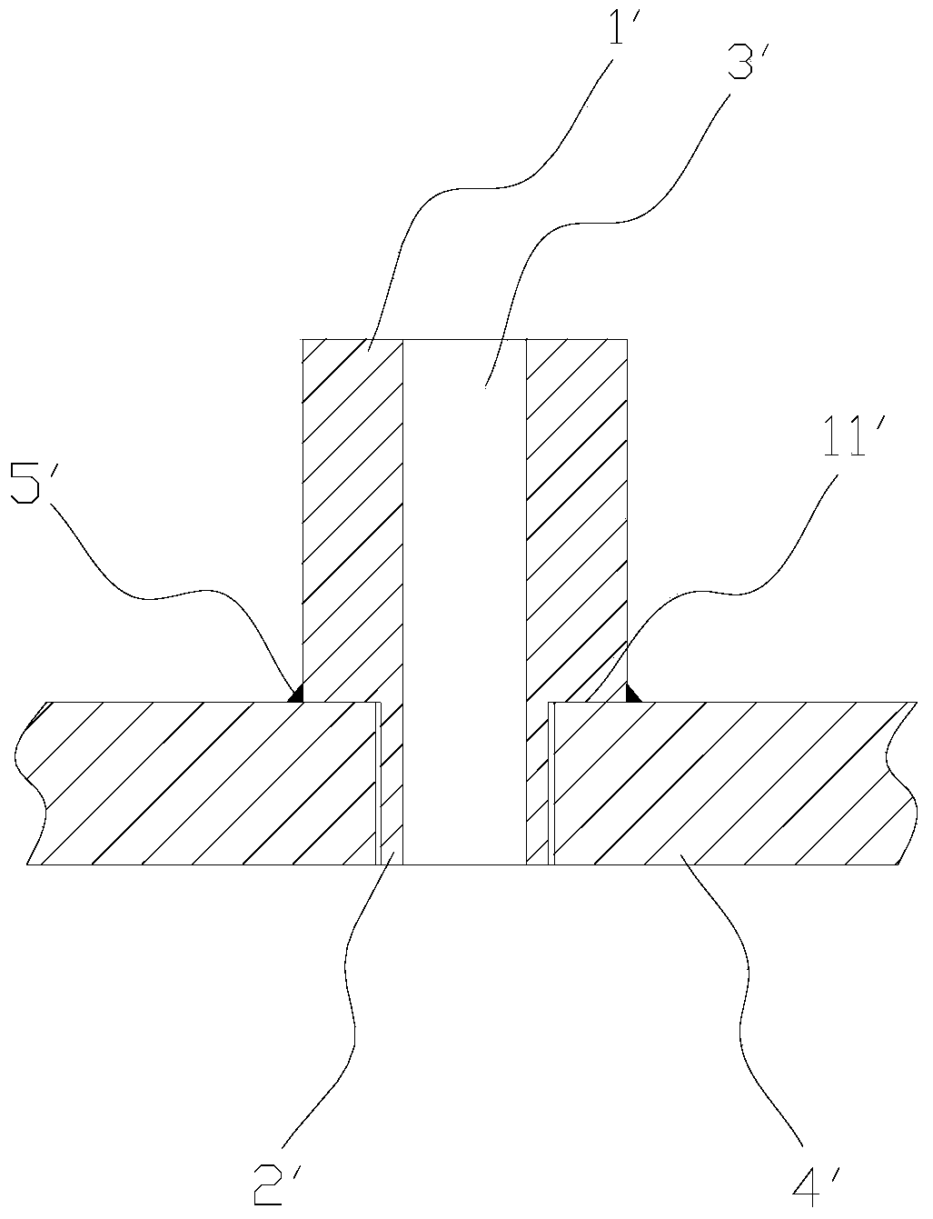 Welding nut and method for connecting welding nut with objects