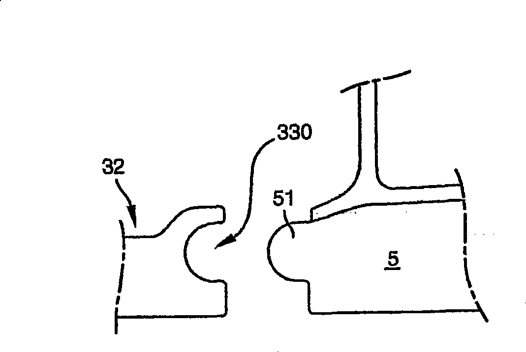 Housing for protecting and masking a toilet bowl and a toilet bowl provided therewith