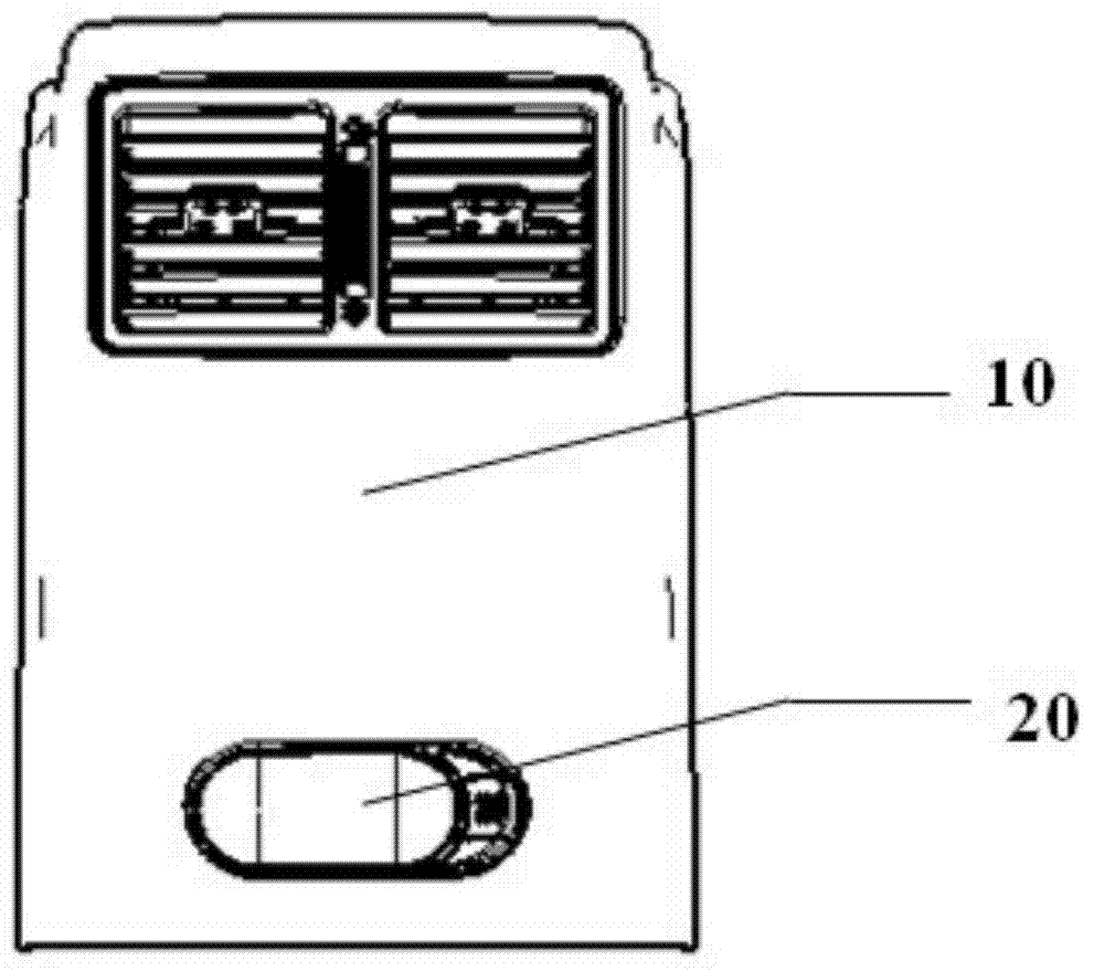 Illuminating device suitable for passengers on back row of automobile