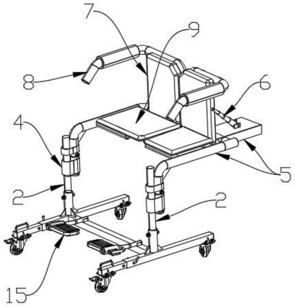 Training cold compress equipment for leg postoperative recovery in orthopedics department