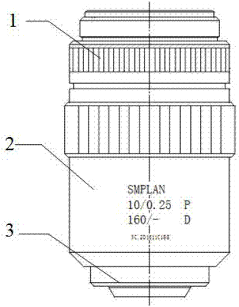 A Modular Dispersion Dyeing Microscopic Objective Lens