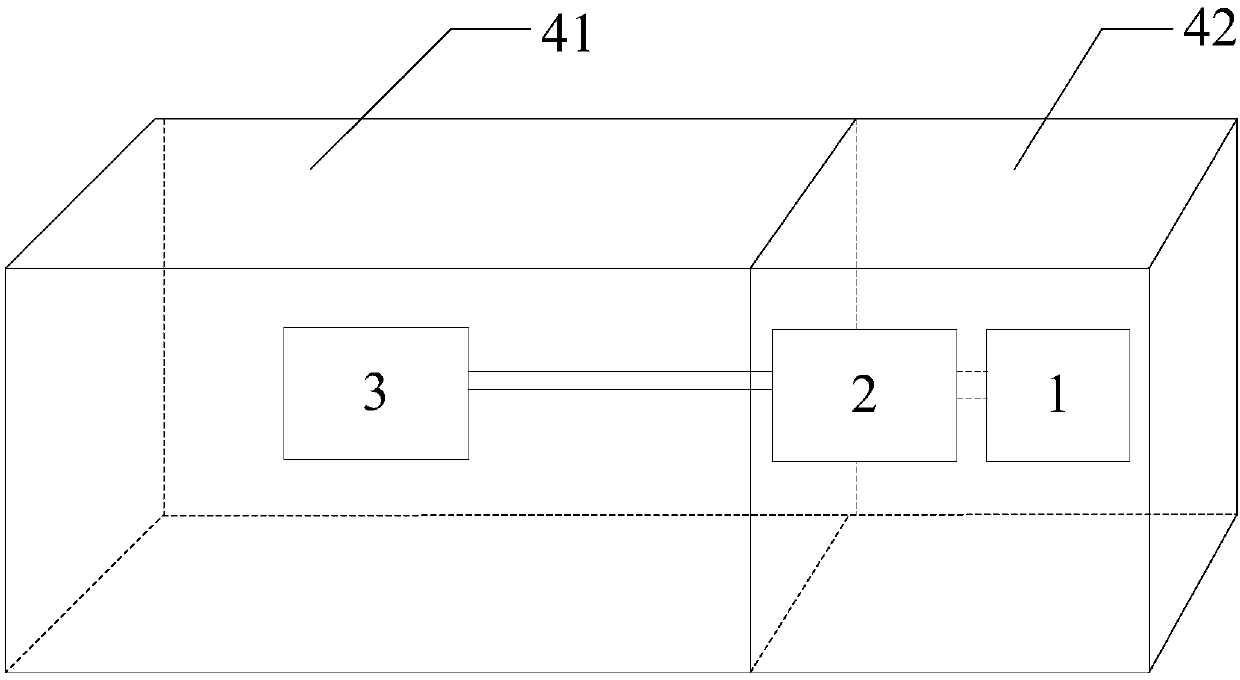 Visual monitoring system and method for harmful gas in animal house based on terahertz spectroscopy