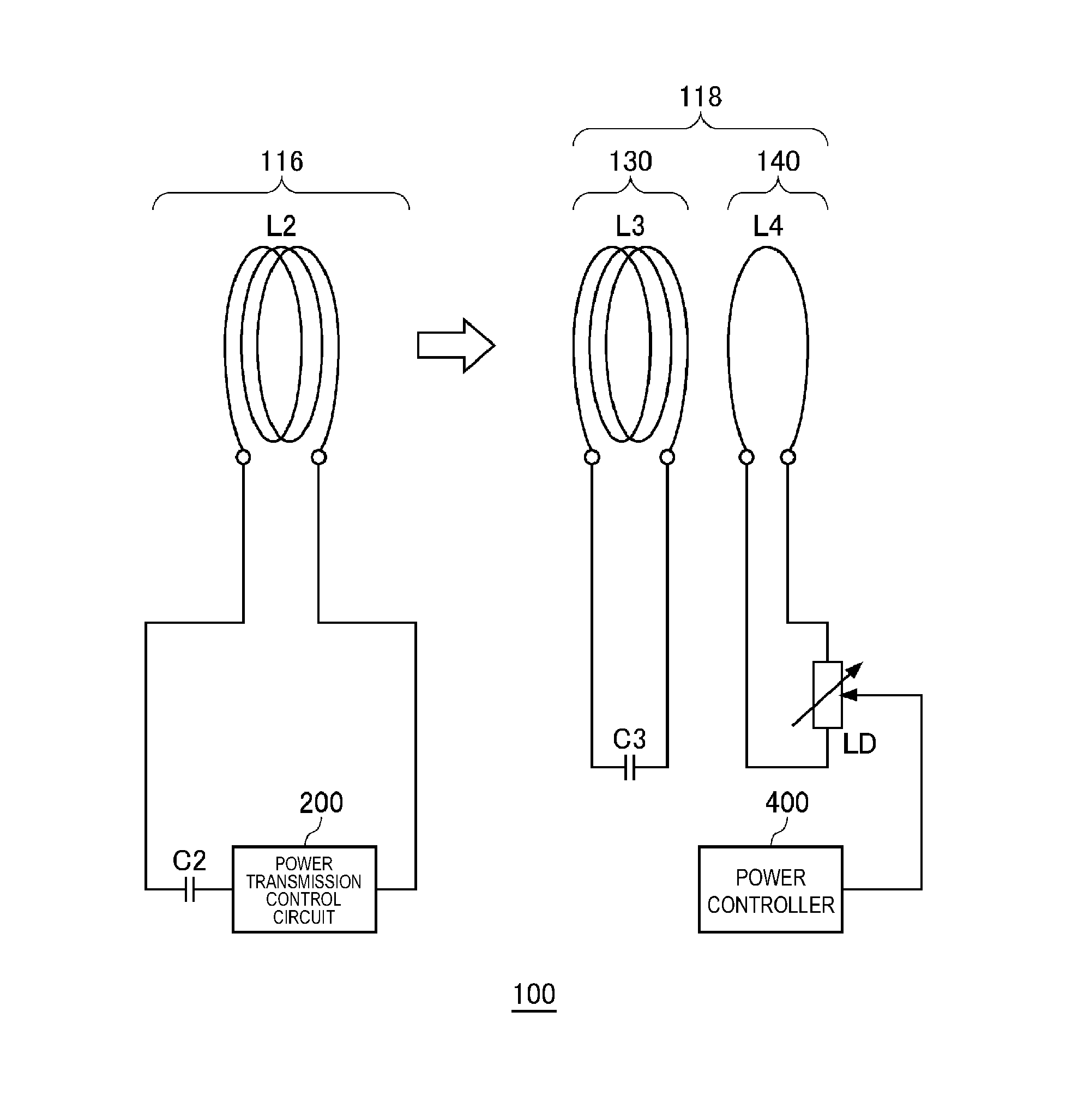 Wireless power receiver, wireless power transmission system, and power controller