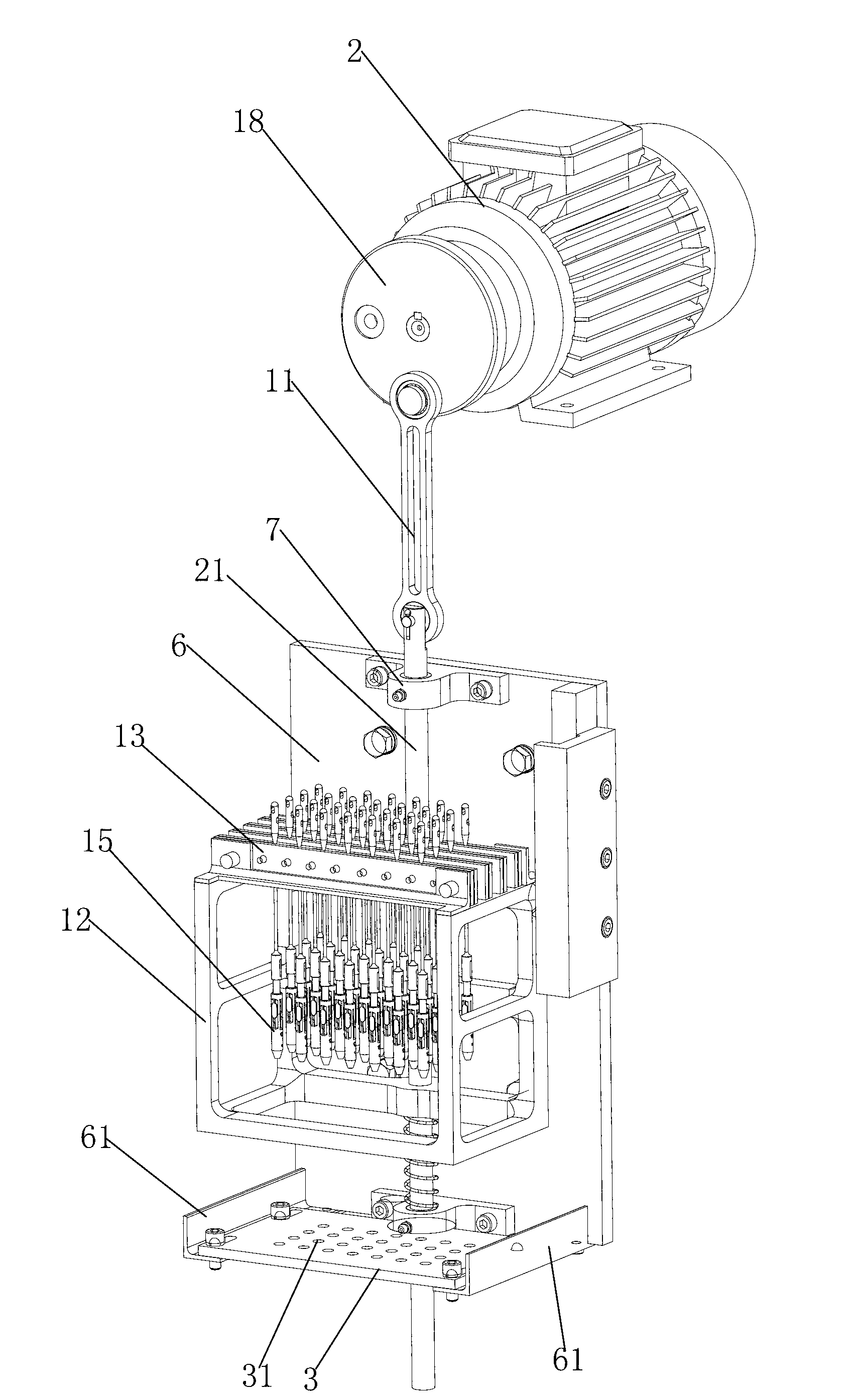 Harness string mounting apparatus and high-speed spring test equipment