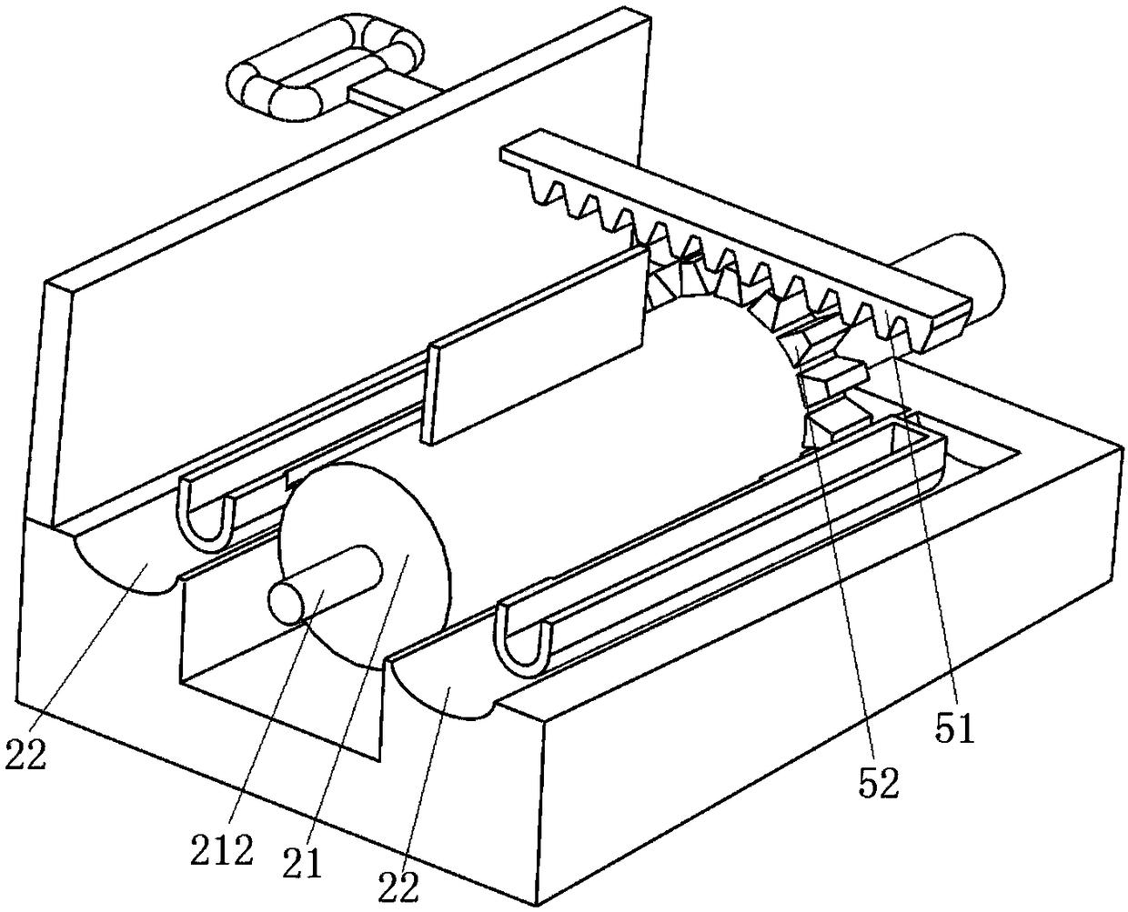 High-speed feeding system for rolling mill and working method thereof