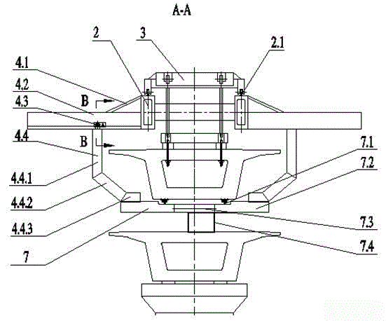 A fixed-point lifting bridge erecting machine and bridge erecting method