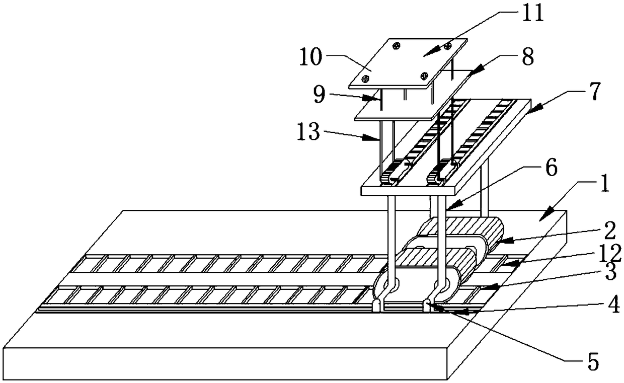 Three-direction movement medical detection method