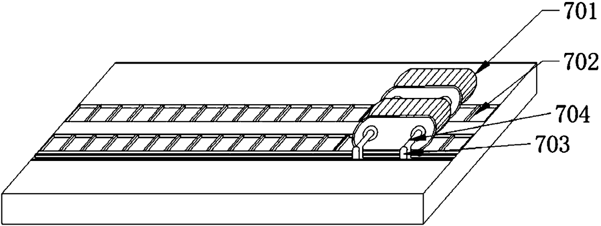 Three-direction movement medical detection method