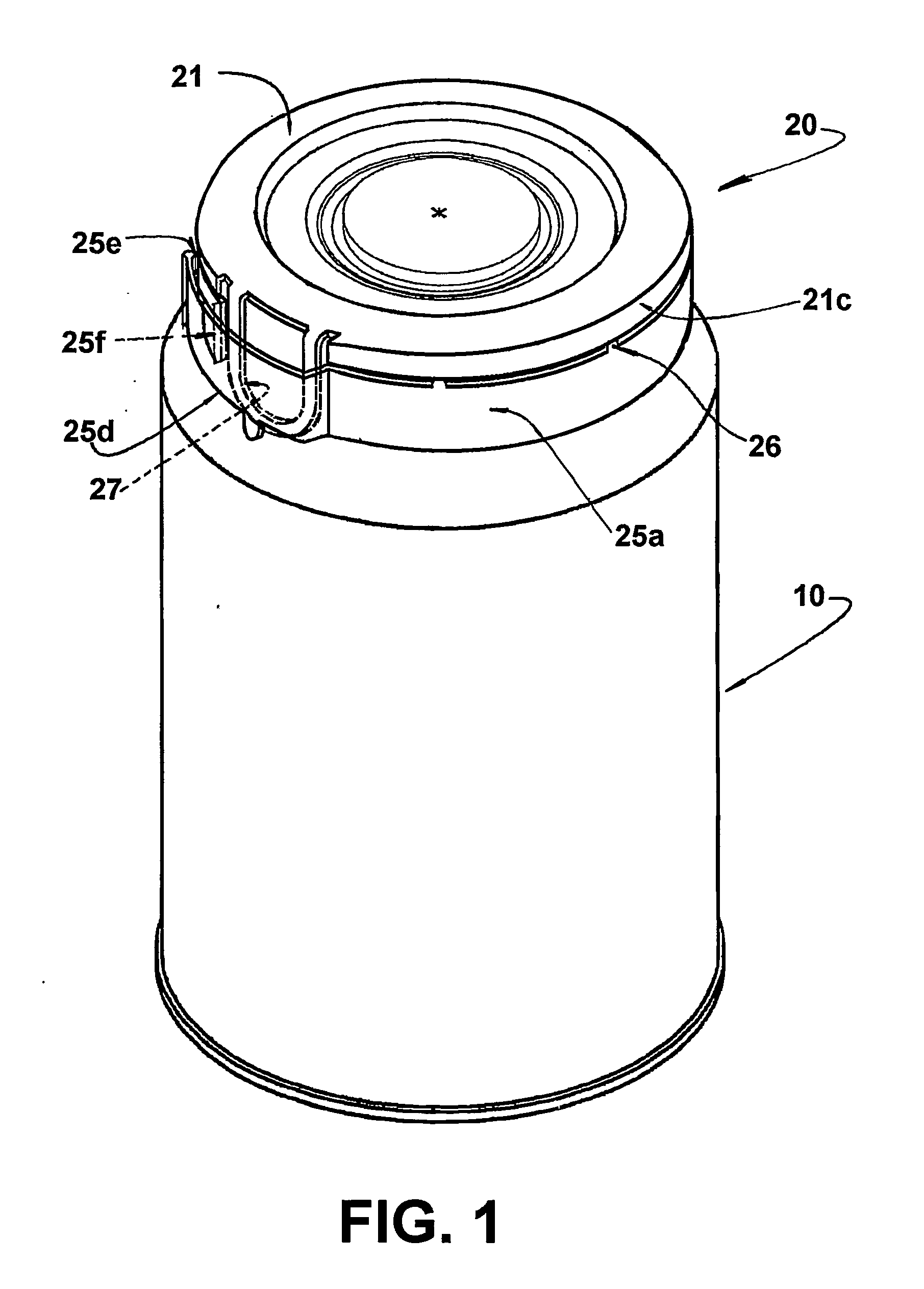 Closure arrangement for cans