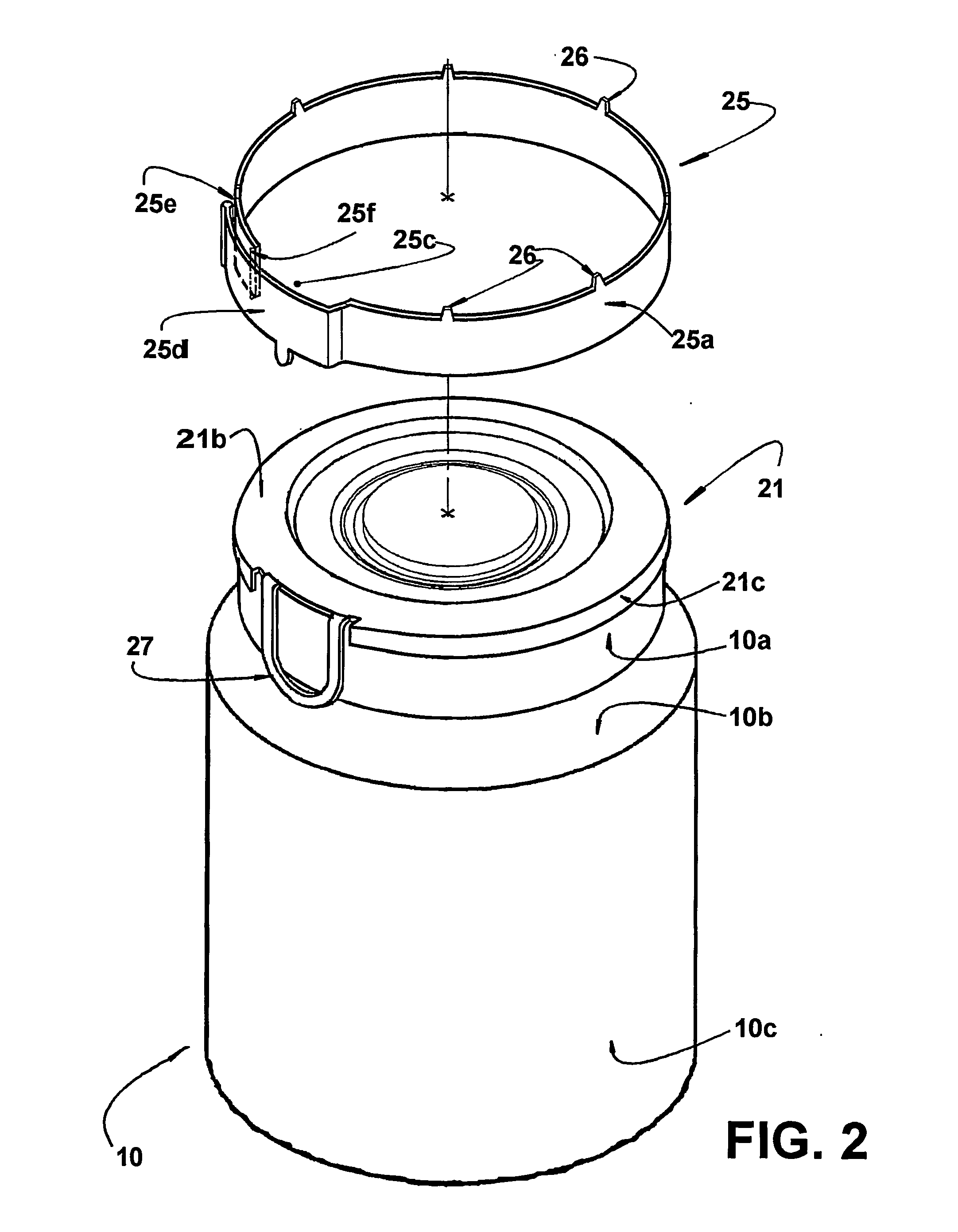 Closure arrangement for cans