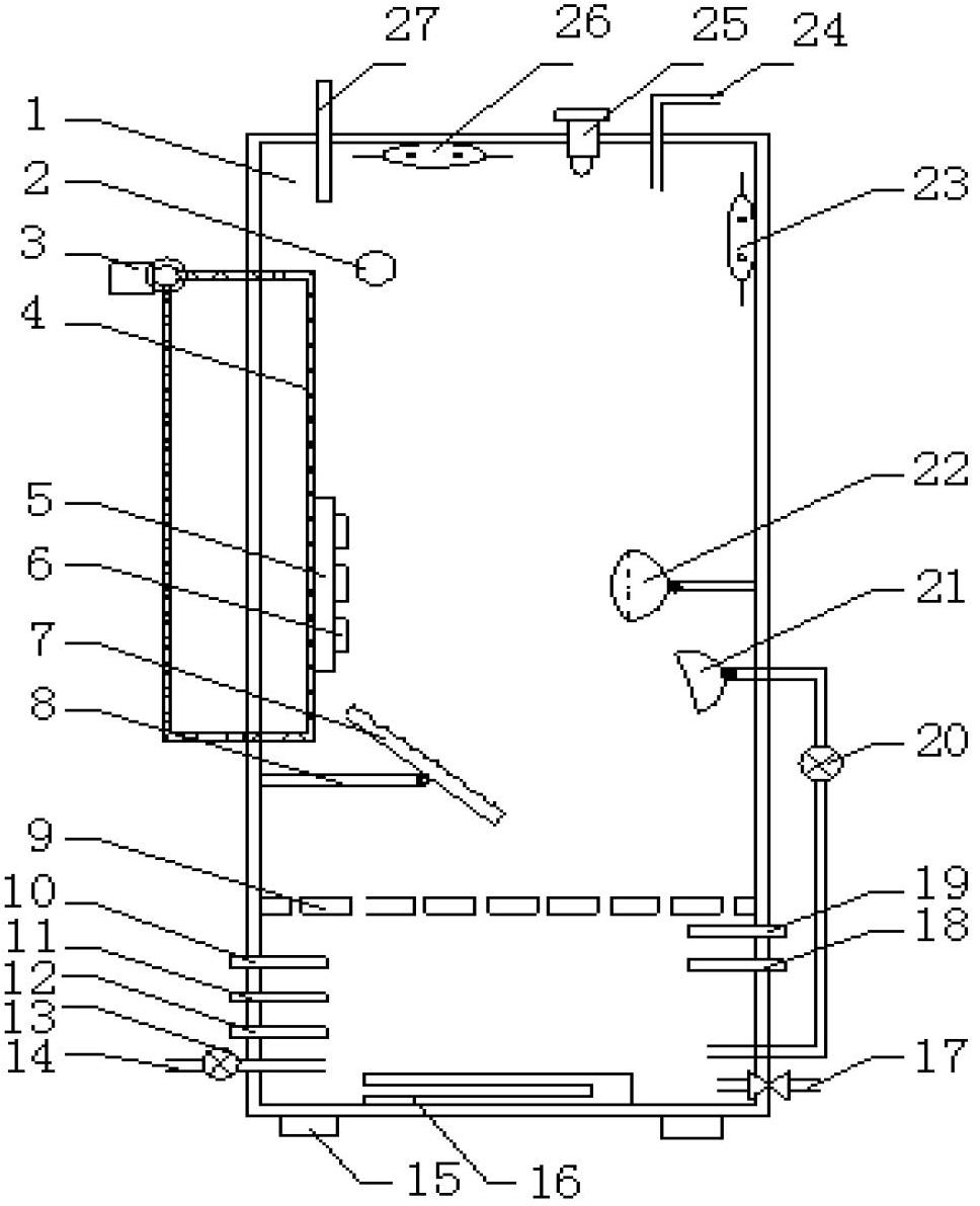 Marine splash environment simulation test device