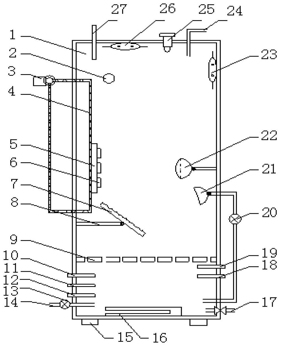 Marine splash environment simulation test device