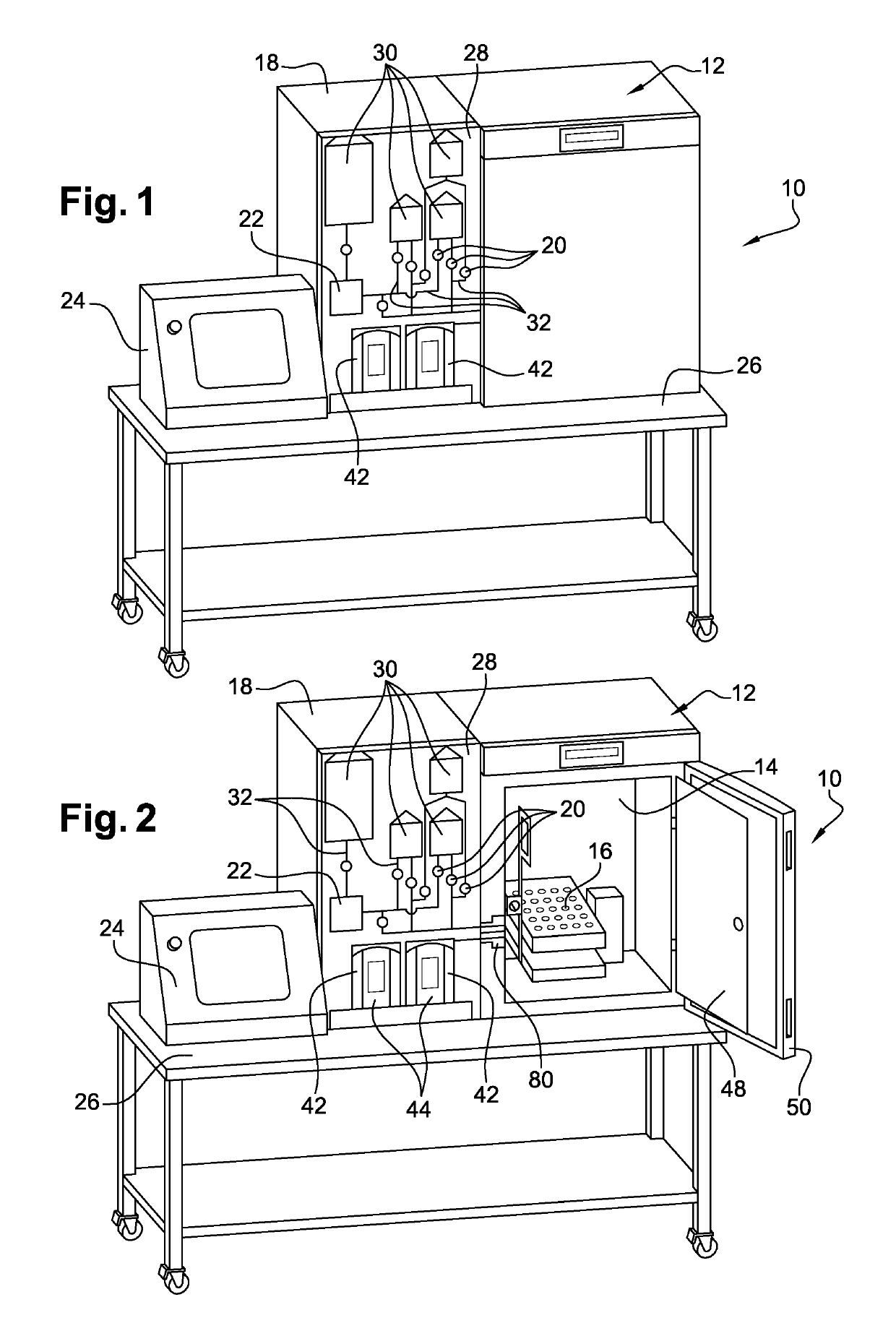 Automated apparatus and method of cell culture