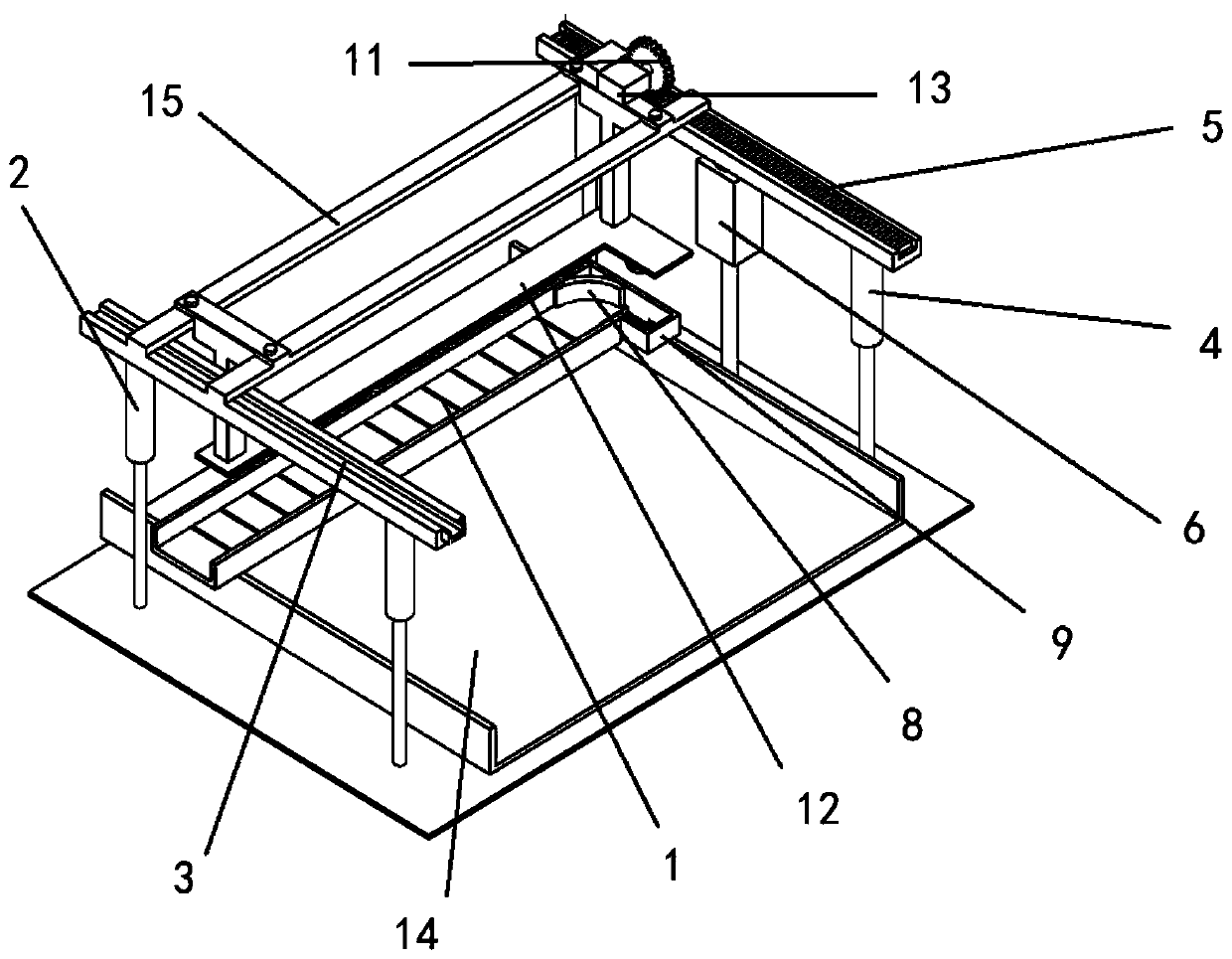 Automatic stacking machine for special-shaped bottles