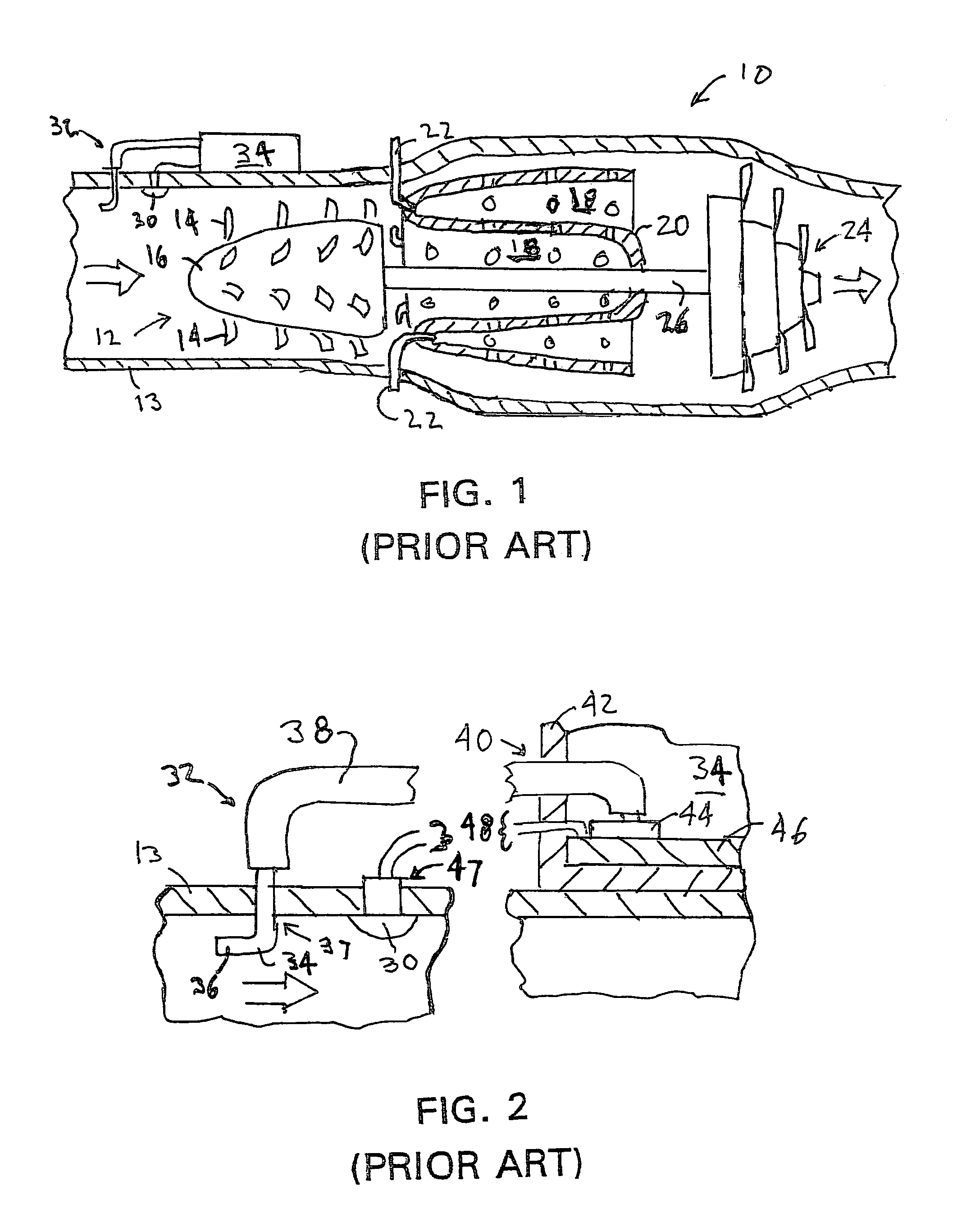 Combined temperature and pressure probe for a gas turbine engine