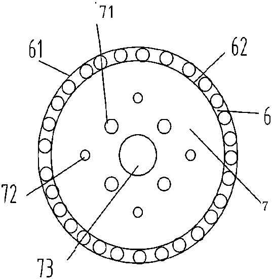 Underwater local dry-method GMAW welding torch for double-layer gas structure