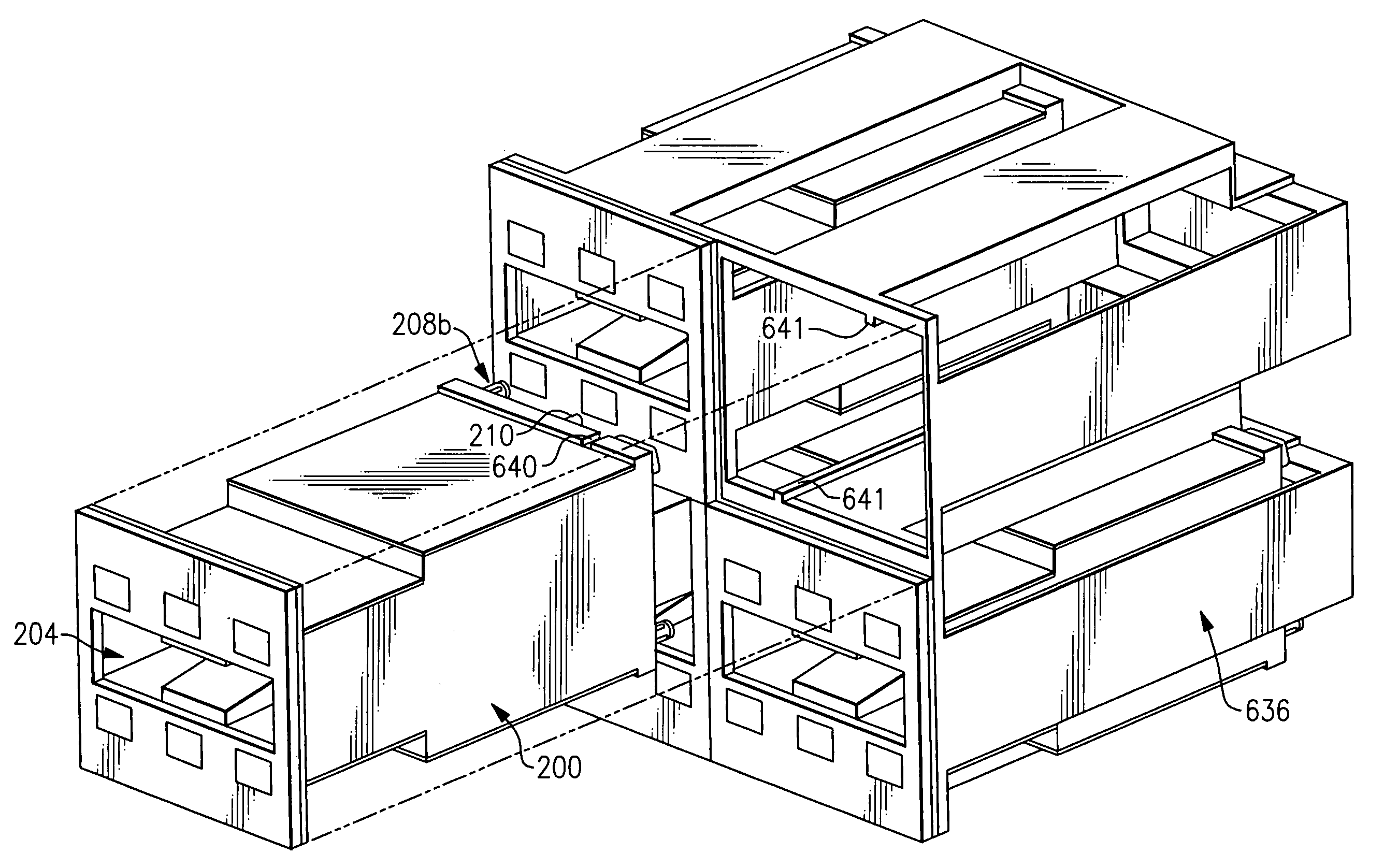 Line-replaceable transmit/receive unit for multi-band active arrays