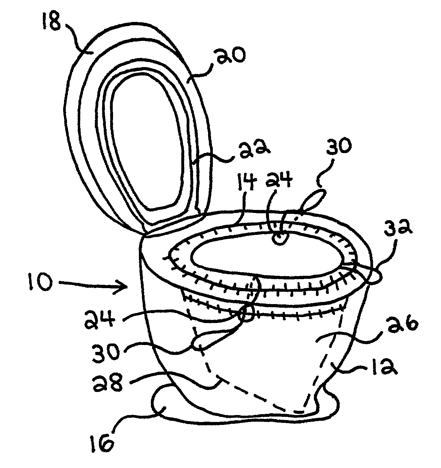 Waterless toilet