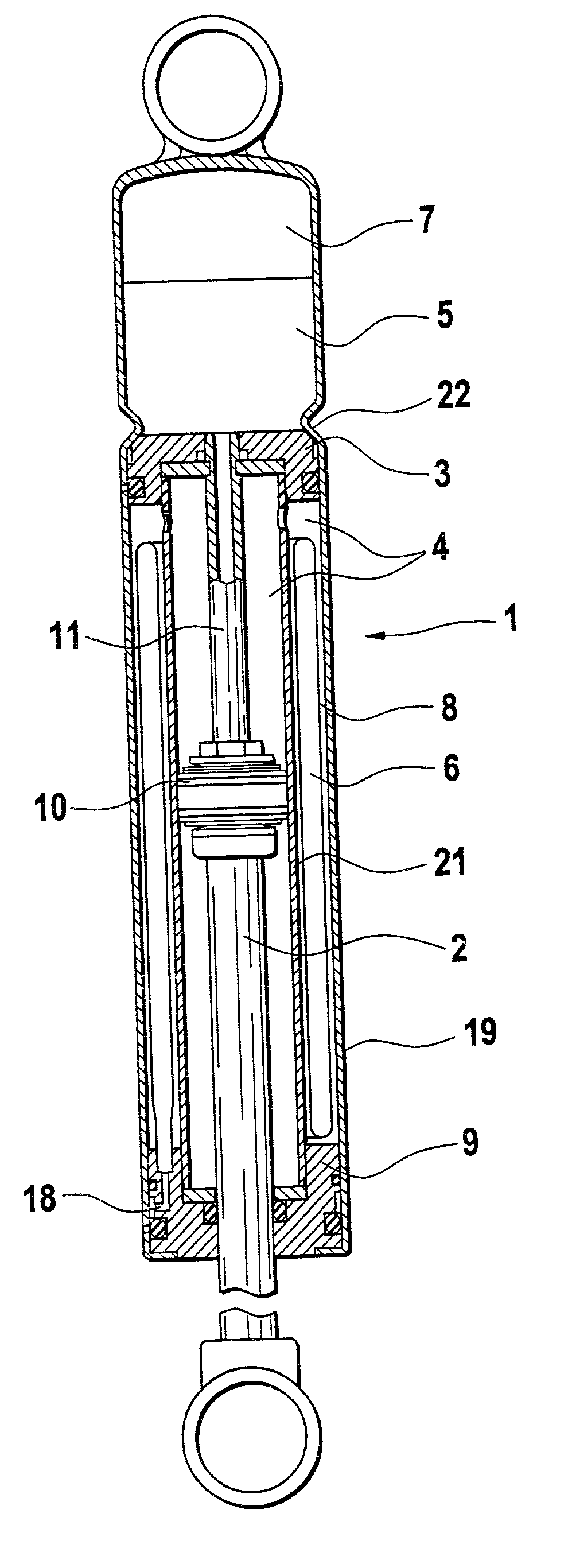 Self-pumping hydropneumatic suspension strut with internal ride-height control