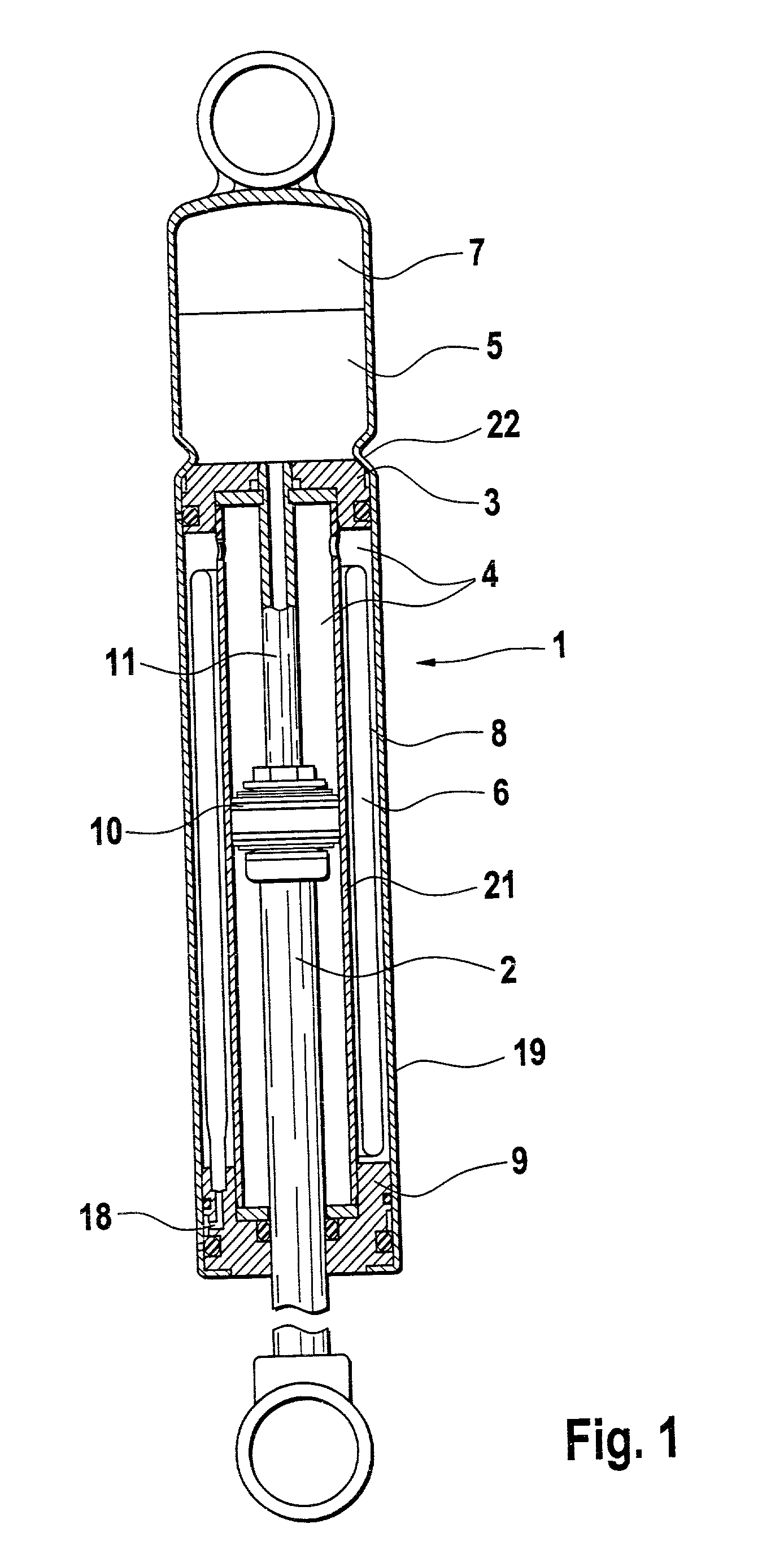 Self-pumping hydropneumatic suspension strut with internal ride-height control