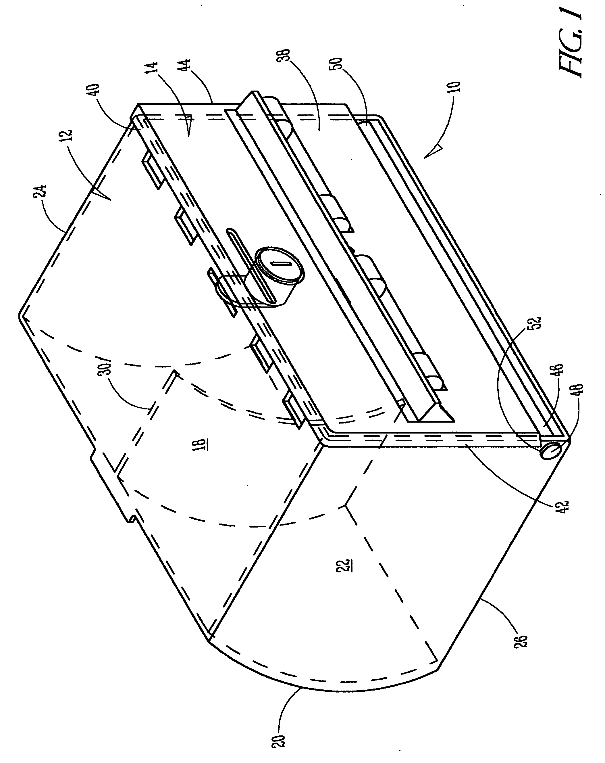 Coupling plate for stacking lottery ticket dispensers