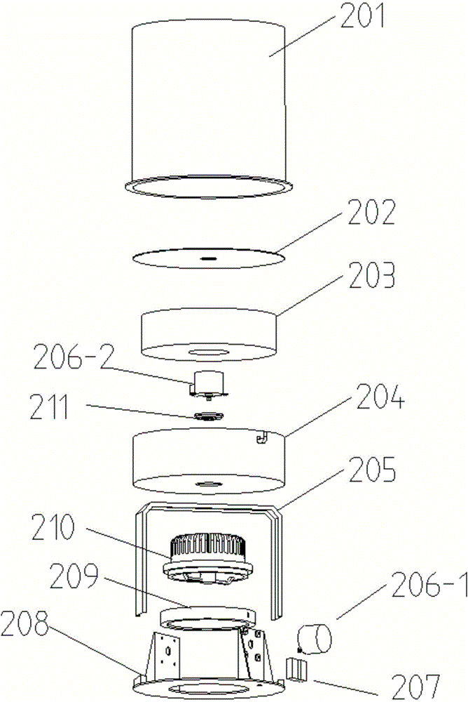 LED remote control lamp and remote control method