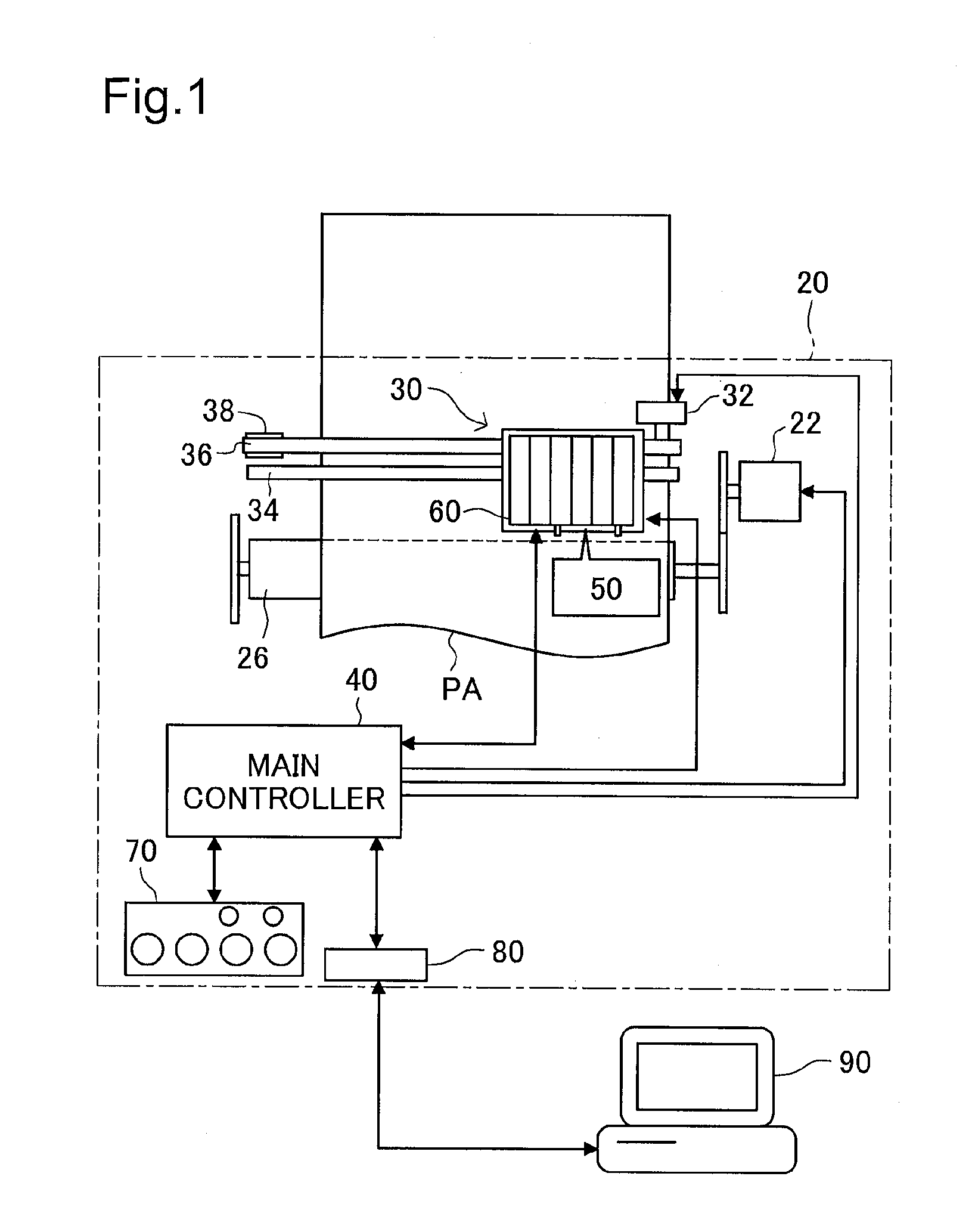 Memory device, host circuit, circuit board, liquid receptacle, method of transmitting data stored in a nonvolatile data memory section to a host circuit, and system including a host circuit and a memory device detachably attachable to the host circuit