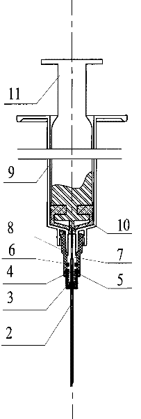 Active type safety syringe and safety injection needle