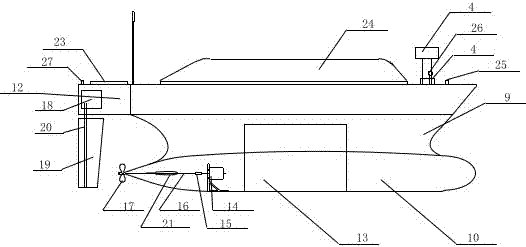 Unmanned intelligent surveying vessel