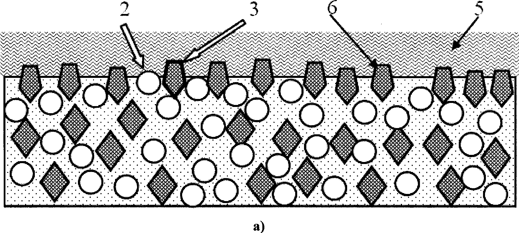 Pore self-generation superhard abrasives grinding tool and shaving method thereof