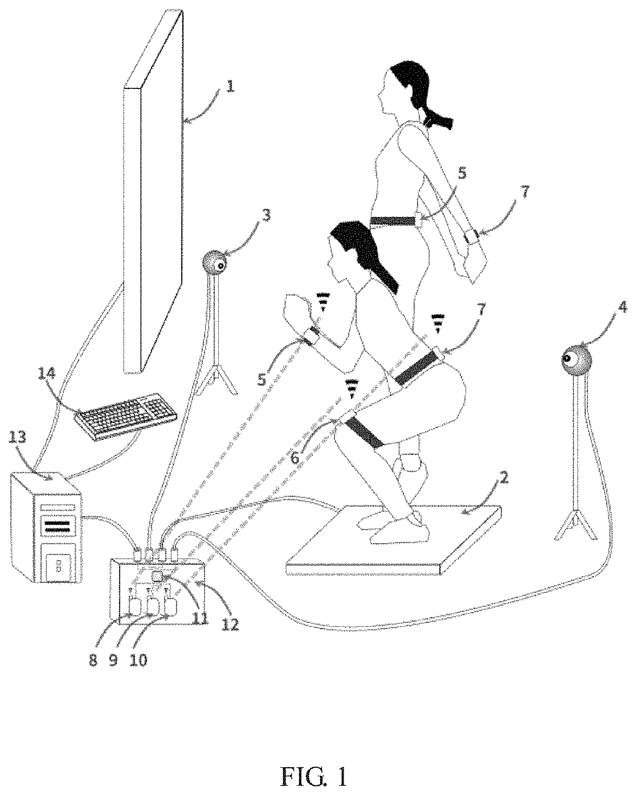 Human physical functional ability and muscle ability comprehensive assessment system and method thereof