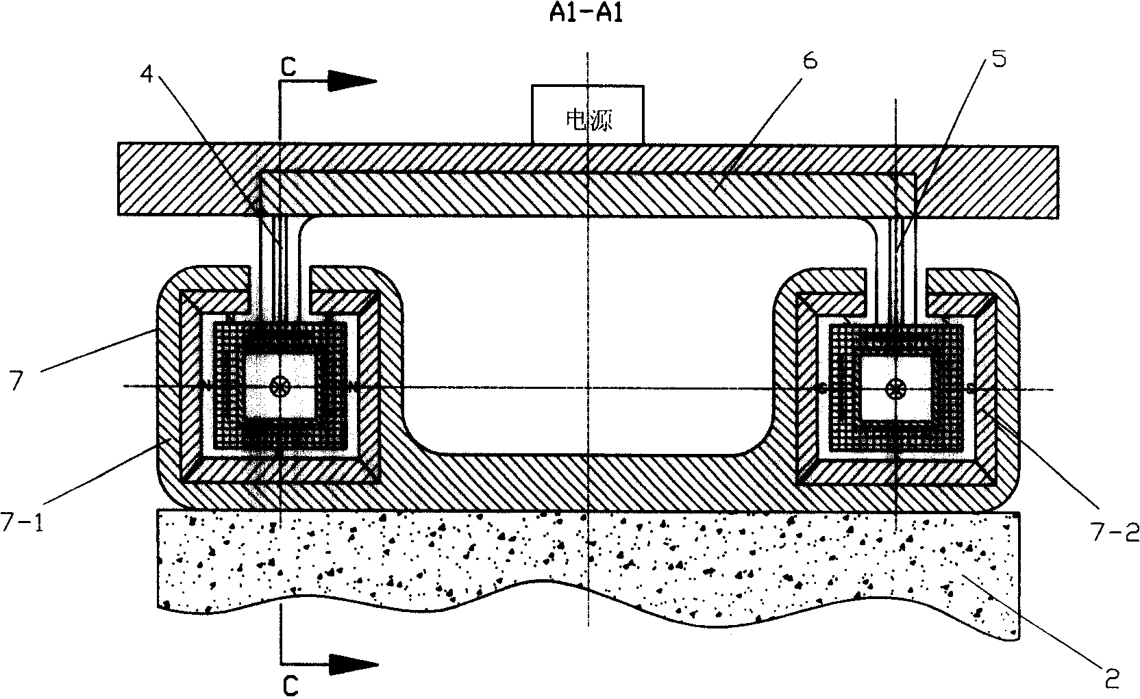 Magnetic suspension electric vehicle