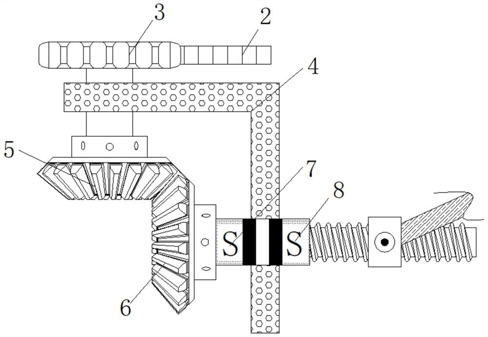 Supercharged vice transverse clamping equipment