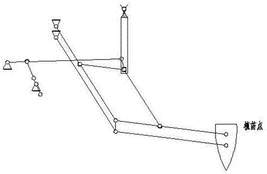 Plug seedling plantation driving mechanism