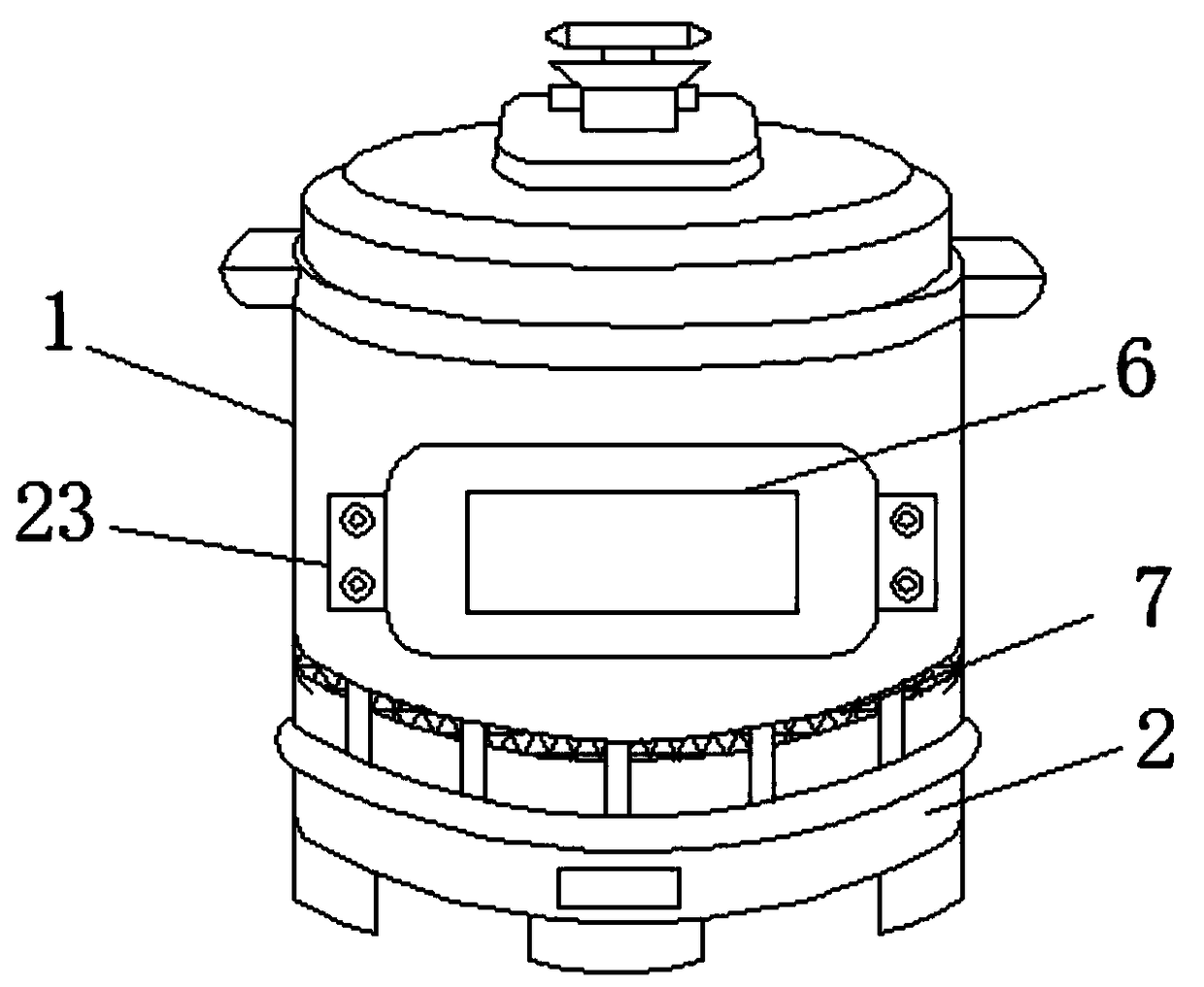 Rapid cooling electric pressure cooker