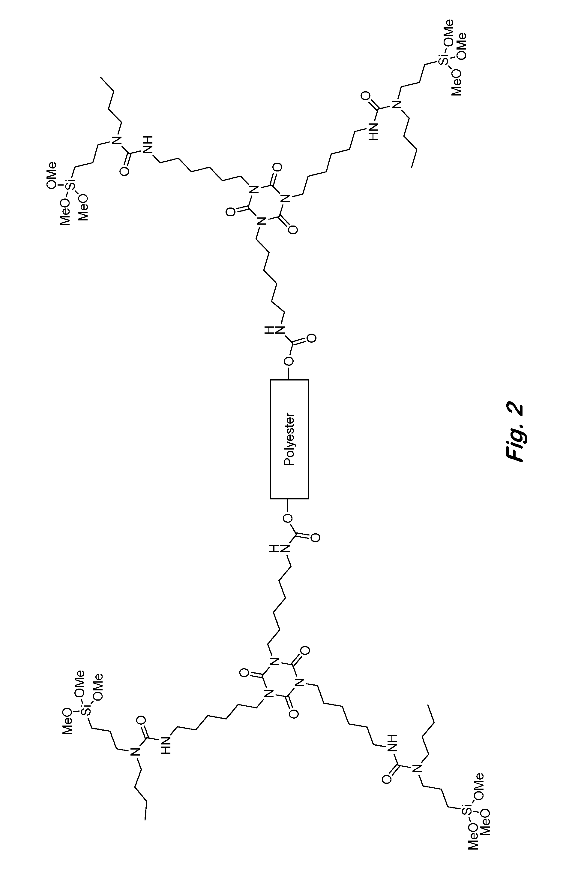 Two-component siloxane-based coatings containing polymers with urea linkages and terminal alkoxysilanes