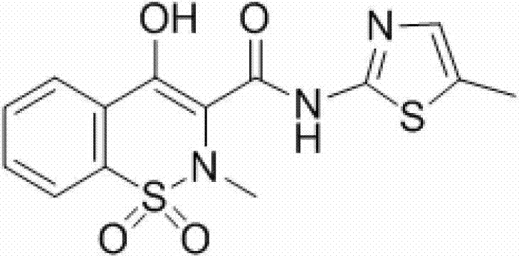 Synthesis method of meloxicam