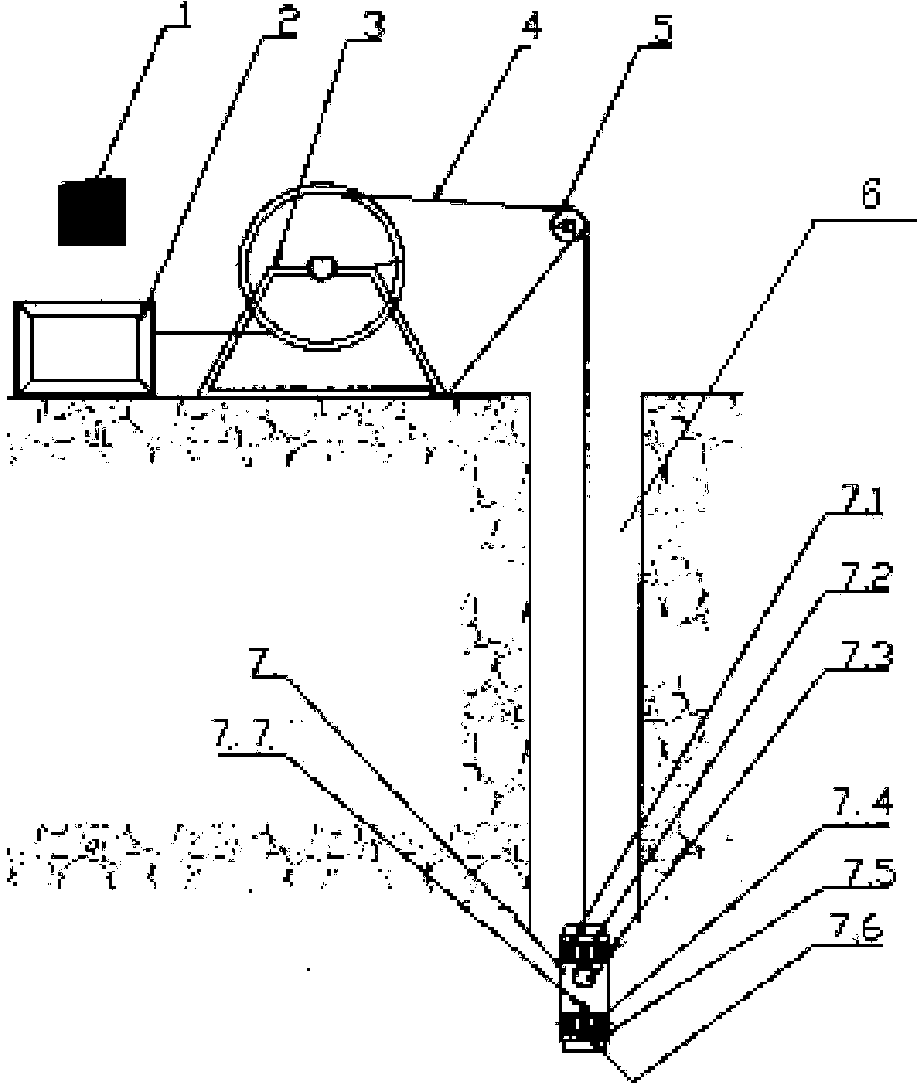 Mining explosion-proof detecting device