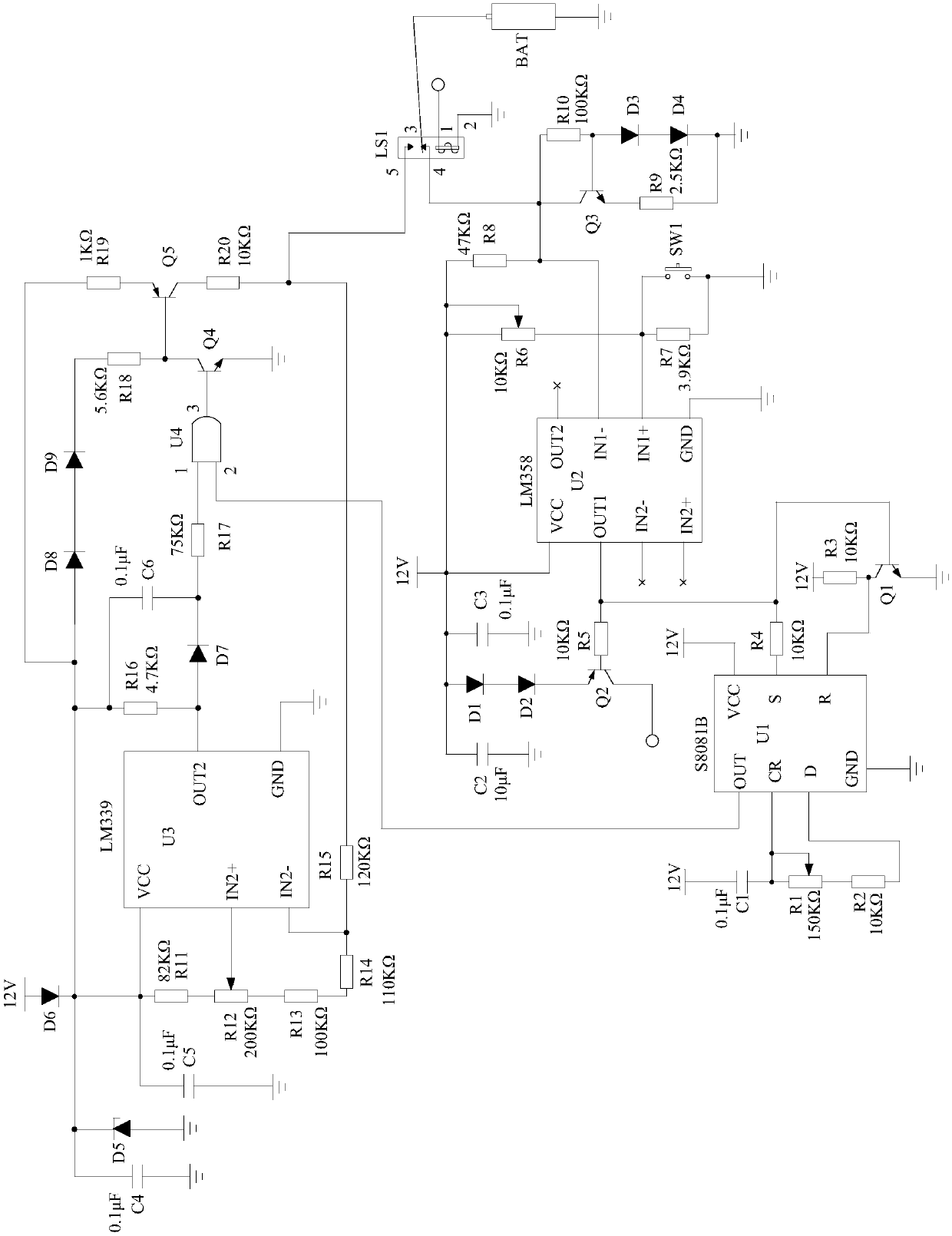 Intelligent battery charging-and-discharging system