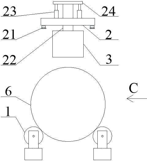 Large construction pipeline inner wall spraying and conveying equipment