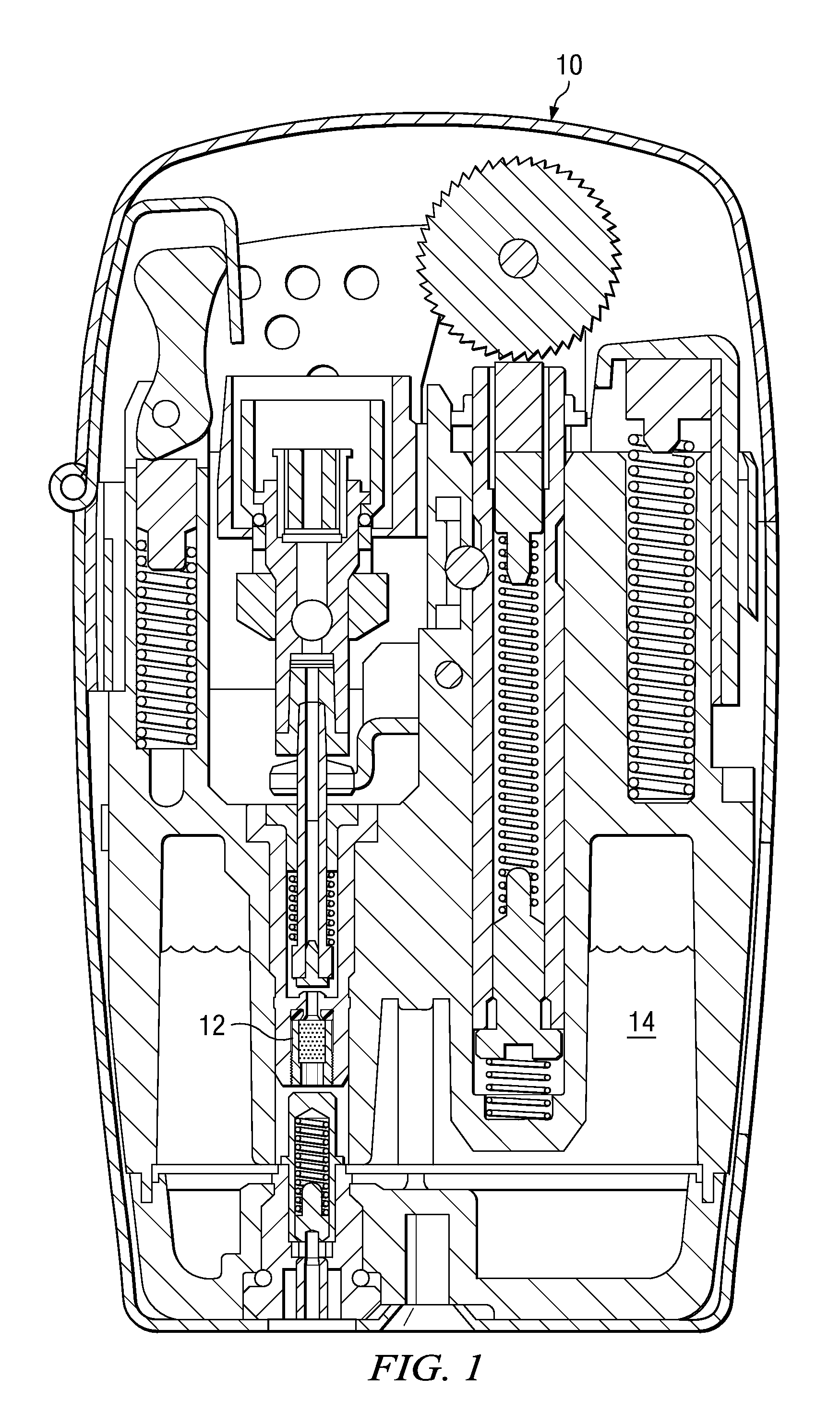 Lighter device with flow restrictor and methods of manufacturing and testing same