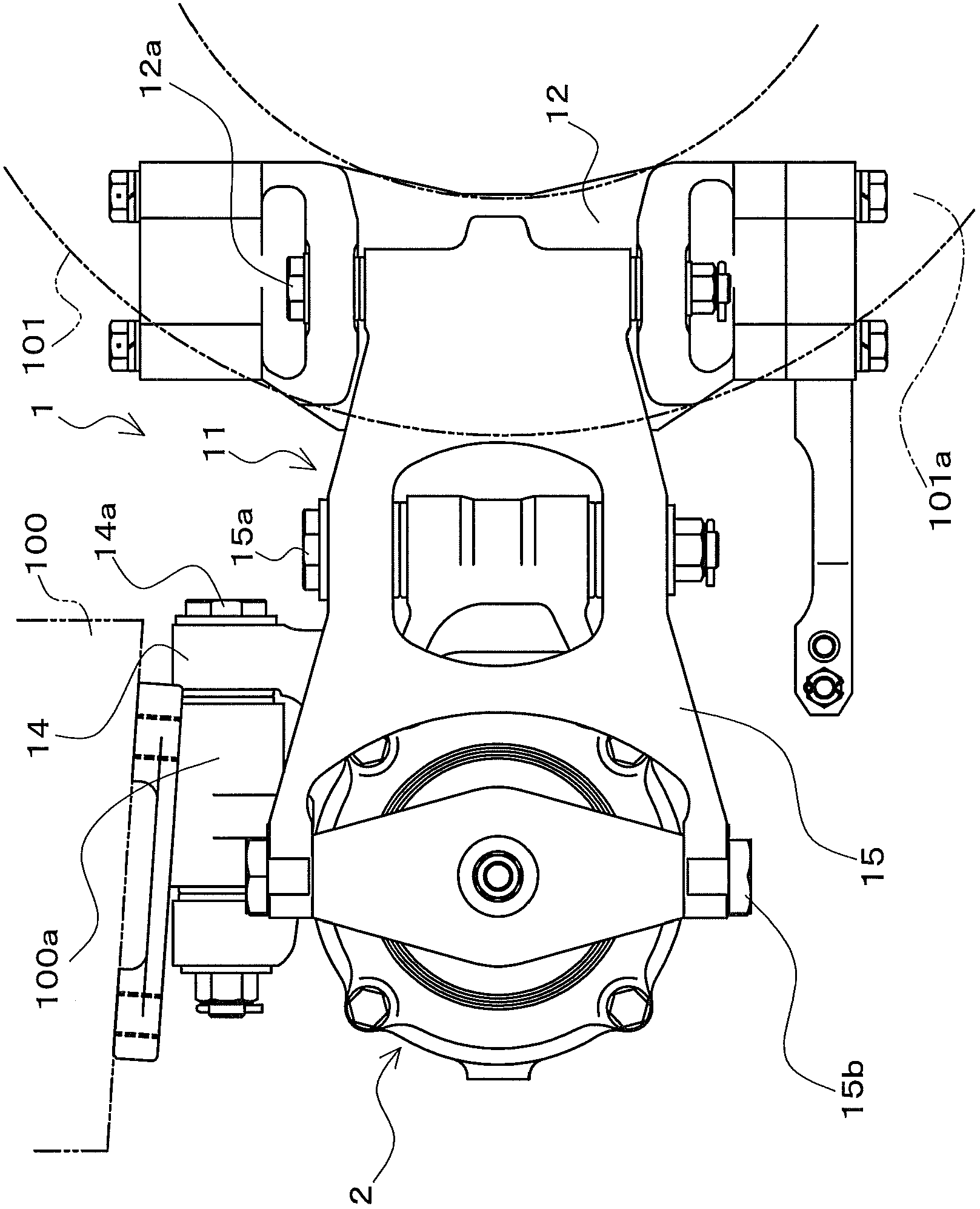 Brake cylinder device and disc brake device